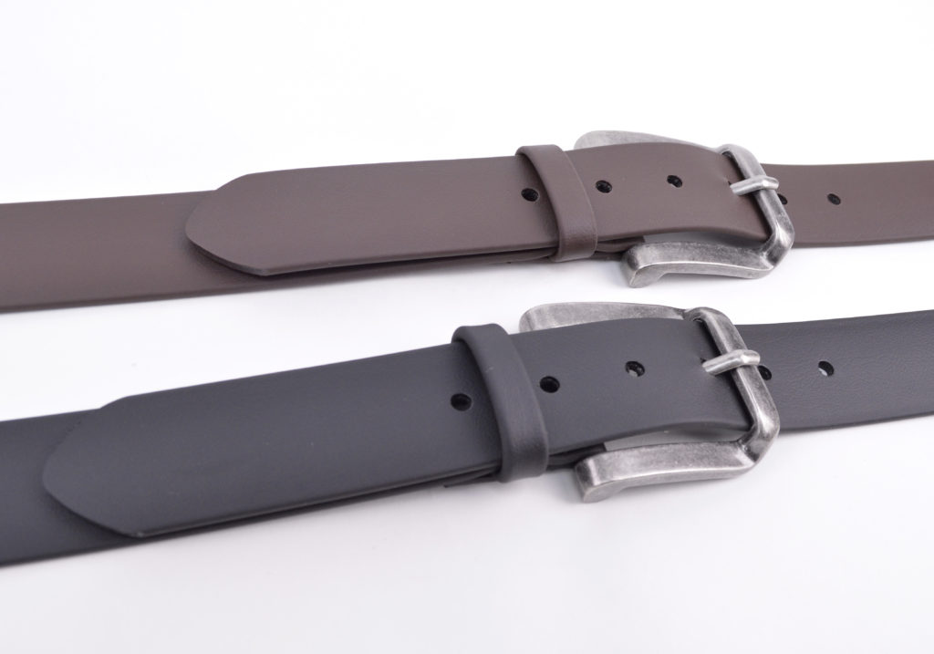 Orion's Vegan Belts in black and brown