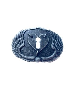 Winged Heart Keyhole Buckle